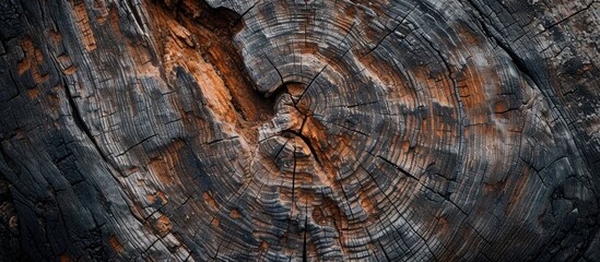 Texture of dried brown wood