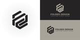 Fototapeta  - Abstract initial letter FD or DF logo in black color isolated in multiple black and white backgrounds. Initial letter FD logo icon template elements applied for construction company logo design style