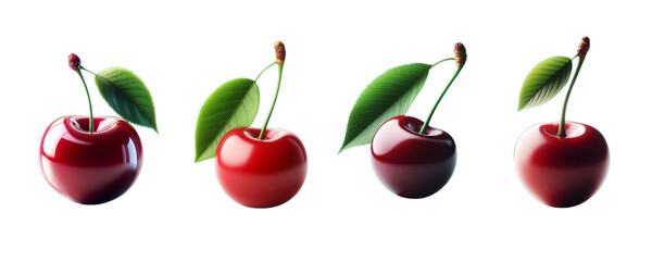 Wall Mural - set of cherries