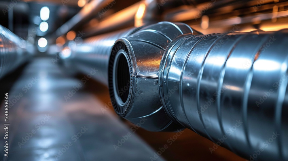 Image showcasing The installation of a new HVAC system emphasizing the importance of ...