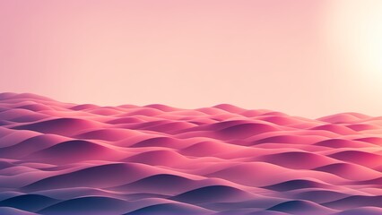 Minimalistic banner with futuristic texture and gradient waves 