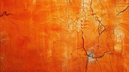 Sticker - wallpaper cement orange background