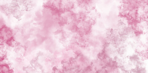 Poster - Abstract hand painted watercolor background .watercolor background with space for text or image and perfect for invitation background. Beautiful abstract color pink texture background.