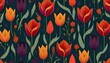 Tapeta z tulipanami