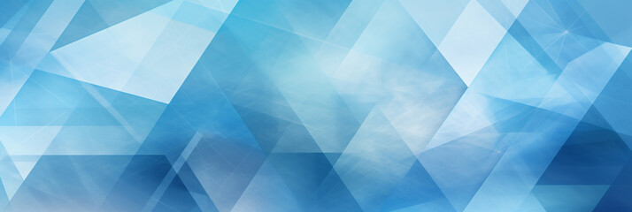 Wall Mural - Abstract gemetrical blue background  with textured layers