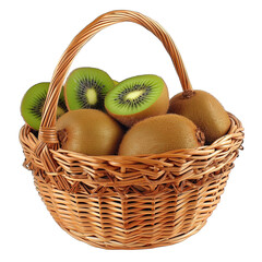 Wall Mural - basket with kiwis