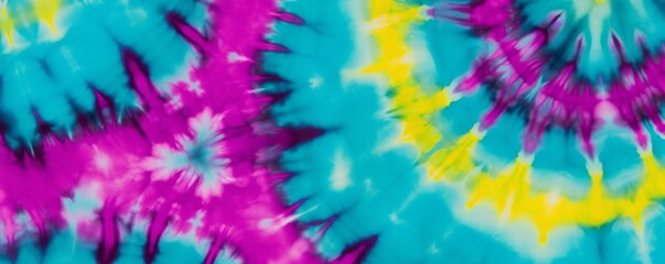 Wall Mural - colorful  tie dye texture background