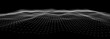 © ec0de - Wireframe Landscape Wire with Depth of Field Effect. 3D Topographic map background concept. Geography concept. Wavy backdrop. Space surface HUD Design Element.