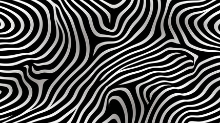 Poster - Optical illusion, charming abstract pattern background