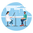Doctor People Health Medical consultation Vector