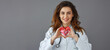 World Heart Day concept, Healthcare and medical, doctor doing symbol showing heart hands shape, Medical love, care safety, Medical technology, family and life, financial health insurance savings 