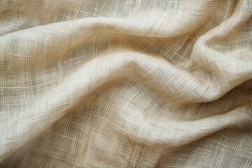 Wall Mural - Natural linen texture as background