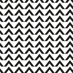Poster - abstract seamless repeatable up black arrow pattern.
