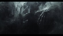 Ghostly Hands Reaching Out A Hauntingly Beautiful Moment Generative AI