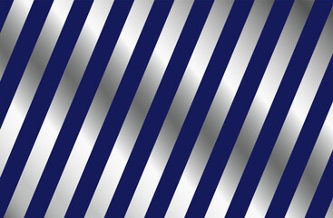 Wall Mural - Abstract template blue geometric diagonal background with silver line. Silver and blue diagonal stripe pattern.