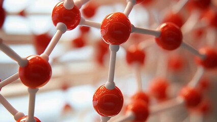 Poster - A close-up view of a bunch of red balls. This image can be used for various purposes.