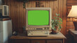 © mihail - Classic computer Monitors Featuring Green Screen Technology