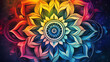 © ma - Mandala background, mandala floral design