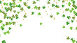 Vector illustration Design banner on St. Patrick's Day. effect clover. Simple banner for the site, shop,	