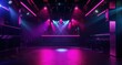 Club flyer background, dark, neons, colors.