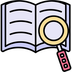 Sticker - Education Research Illustration