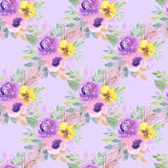 Wall Mural - Boho Seamless Pattern 7