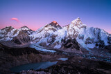 Fototapeta Góry - Mount Everest magic hour from Kala Patthar