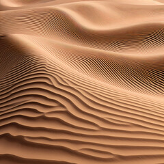 Canvas Print - Abstract patterns of sand dunes in a desert.