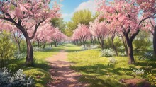March is the month of trees, the som blooms and the almond trees