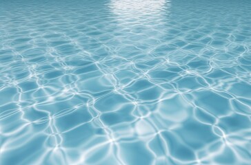 Aufkleber - Texture of water in swimming pool for background