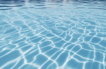 Aufkleber - Texture of water in swimming pool for background