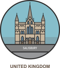 Wall Mural - Salisbury. Cities and towns in United Kingdom