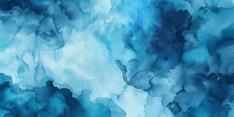 dark blue watercolor banner poster background template design. Blue turquoise teal mint cyan white abstract watercolo. blue watercolor splash