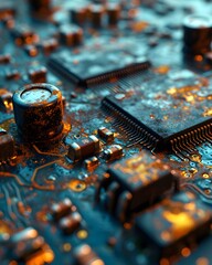 abstract background  circuit board