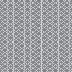 Poster - abstract seamless repeatable grey line pattern on grey.