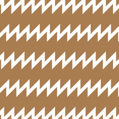 Aufkleber - abstract seamless repeatable brown wave line pattern art.