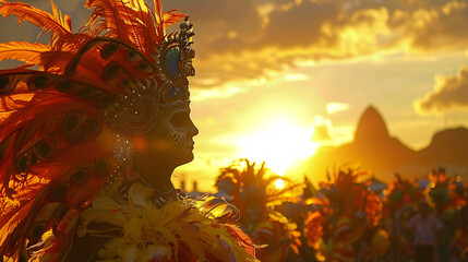 Wall Mural - Carnival in Rio