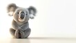 A charming 3D rendering of an adorable, smiling koala in vibrant colors against a clean, white background. Perfect for adding cuteness to any project or design.