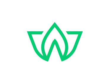 Poster - green heart symbol
