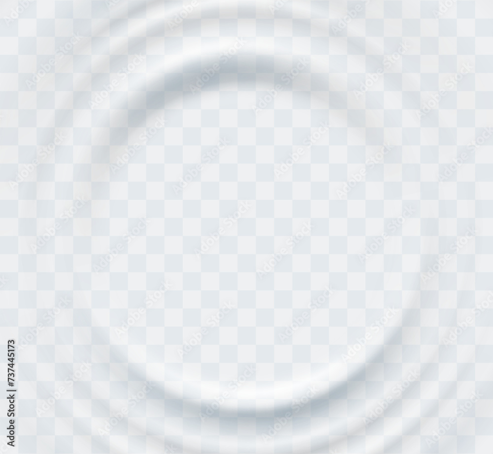 Ripple, splash water waves surface from drop isolated on transparent ...