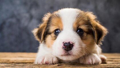 Wall Mural - portrait of cute puppy