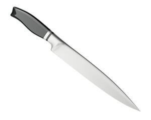 Poster - Carving knife. 3D rendering isolated on transparent background