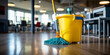 Mop and Bucket - Cleaned Office Space