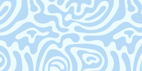 Leinwandbilder - Abstract background seamless pattern with colorful waves. 