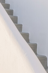 Wall Mural - stairway to success in Santorini, Greece