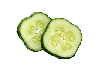 Poster - Cucumber slice close up