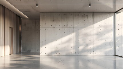 Wall Mural - empty room with concrete walls