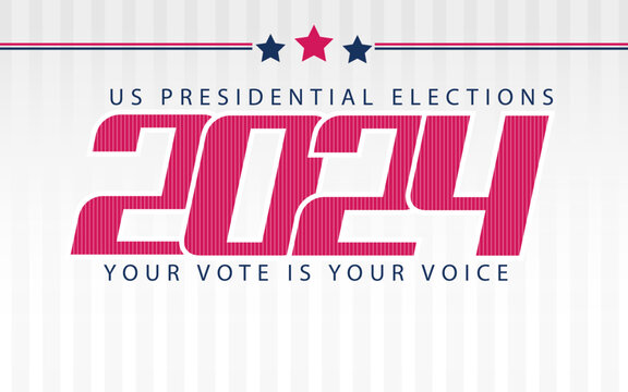 2024 us presidential election background template image, editable election campaign image