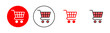 © OLIVEIA - Shopping icon set illustration. Shopping cart sign and symbol. Trolley icon