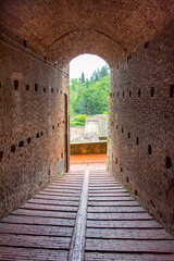 Poster - Pedestrian Alley - Urbino - Italy